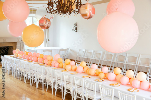 Party Hall With Balloons