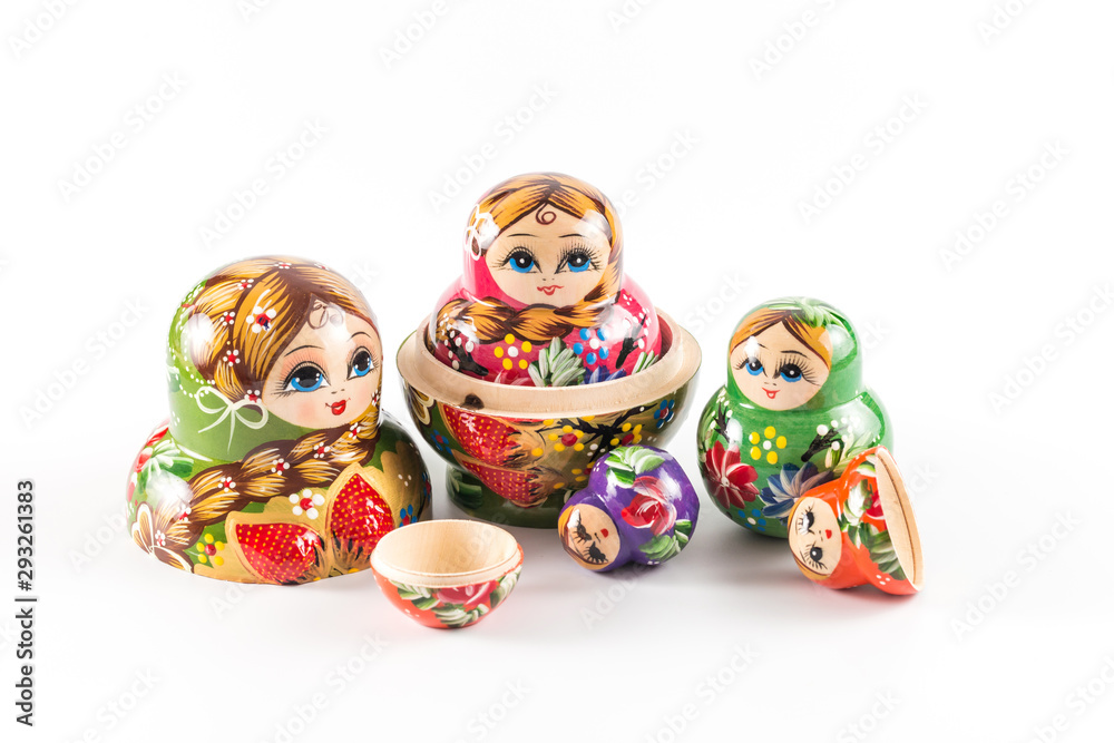 Beautiful Russian nesting dolls