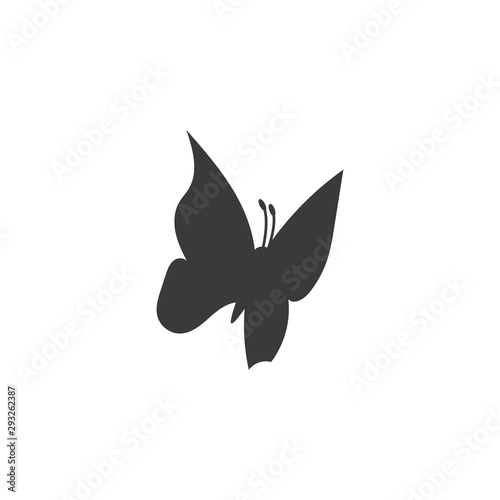 Wallpaper Mural Vector - Butterfly conceptual simple, colorful icon. Logo. Vector Torontodigital.ca