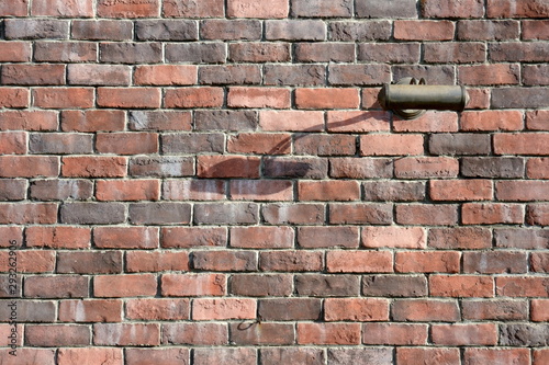 Brick style exterior wall background 
