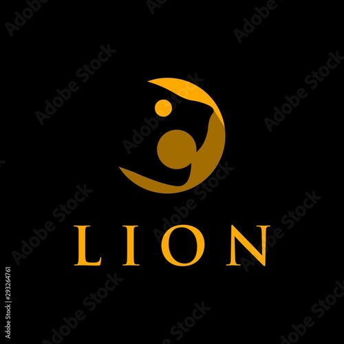 Lion Lydia Animal Modern Creative Icon Logo Design Template Element Vector