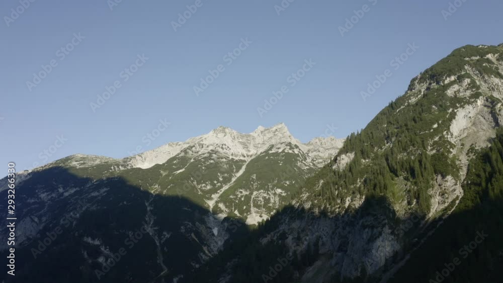 View of the Austrian alps in the karwendel View of the Austrian alps in the karwendel