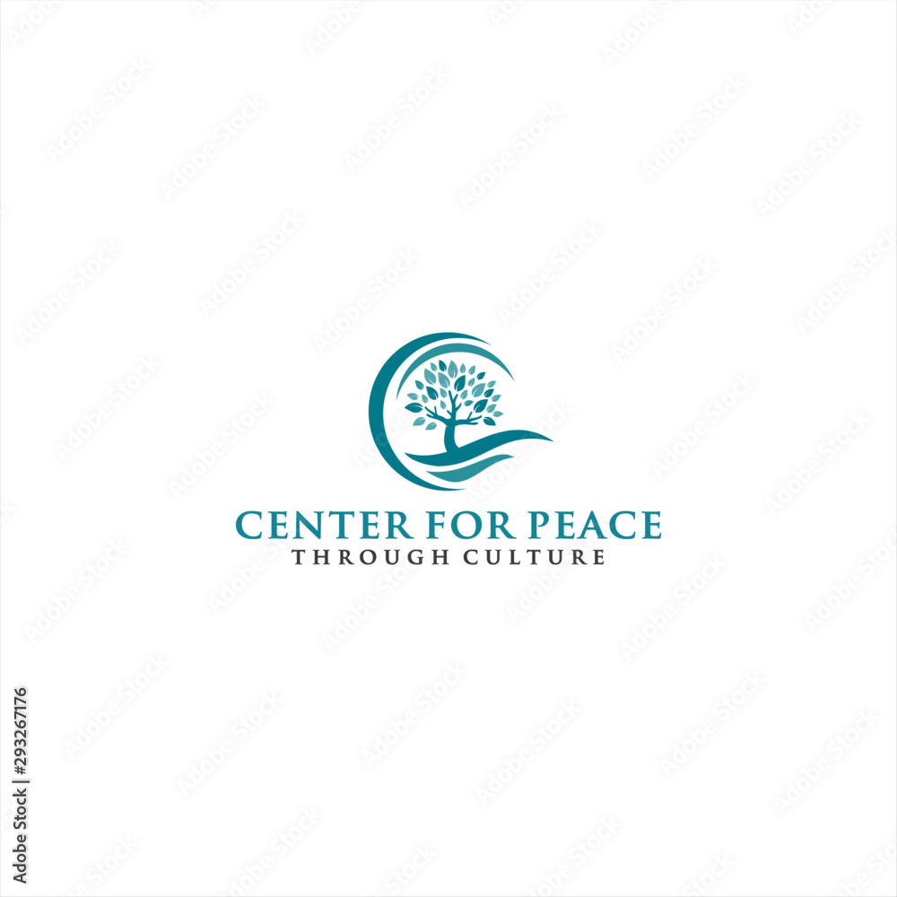 Cross Tree Logo Design idea