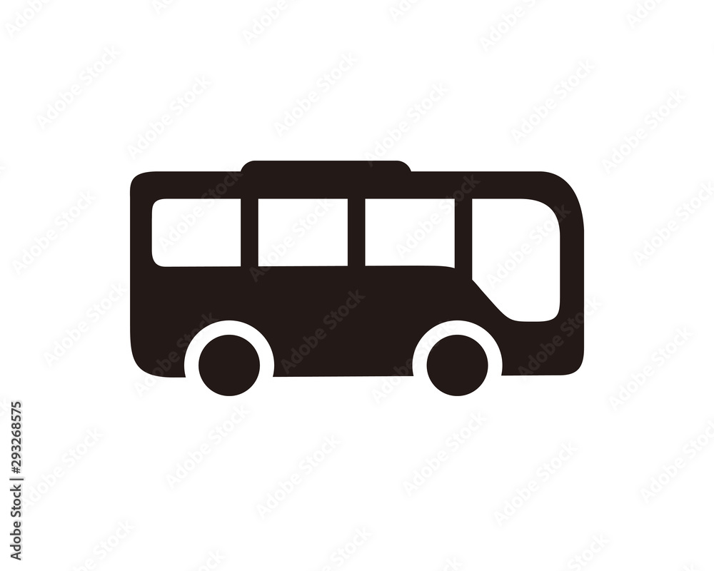 Bus icon symbol vector