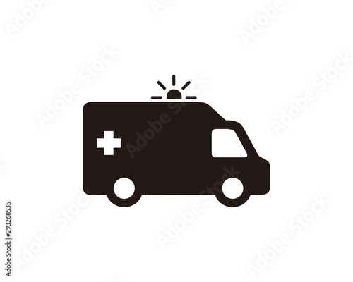 Ambulance icon symbol vector