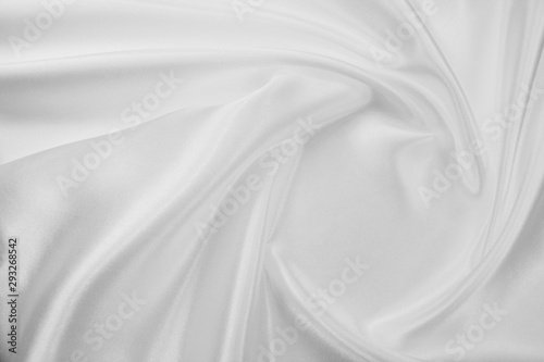 Delicate satin draped fabric white texture for festive backgrounds