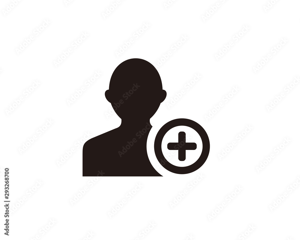 Add contact icon symbol vector Add contact icon symbol vector