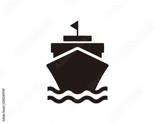 Ship icon symbol vector