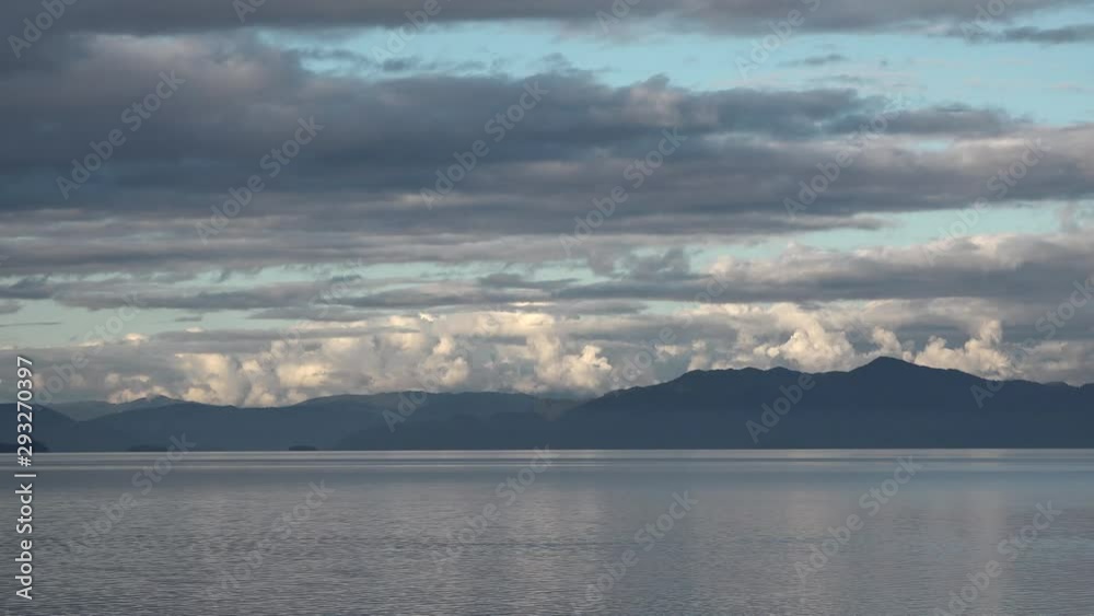 The world capital of salmon. Ketchikan. Landscape Alaska. Inland Strait Cruise Alaska Coast The world capital of salmon. Ketchikan. Landscape Alaska. Inland Strait Cruise Alaska Coast