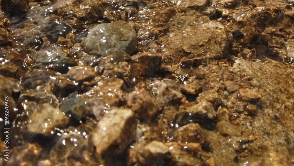 Mountain river water with slow motion Mountain river water with slow motion