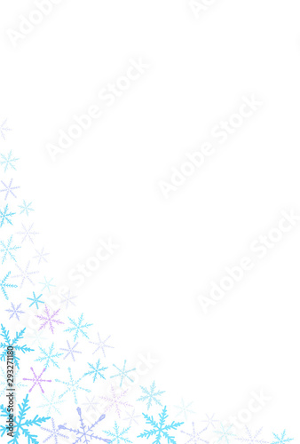 雪の結晶　縦デザイン