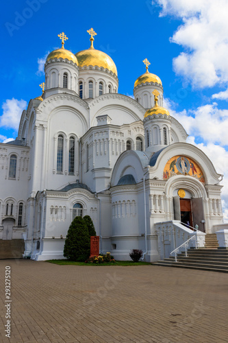 Transfiguration cathedral of Holy Trinity-Saint Seraphim-Diveyevo Monastery in Diveyevo, Russia