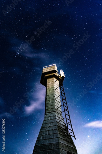 tower at night