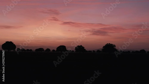 Sunset Cabaneros National Park photo