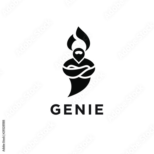 genie logo icon designs vector
