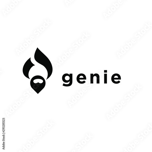 genie logo icon designs vector