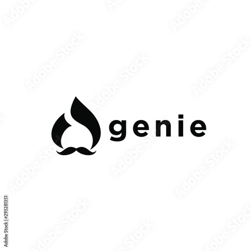 genie logo icon designs vector