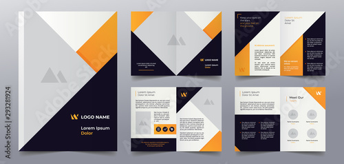 premium business brochure pages design template