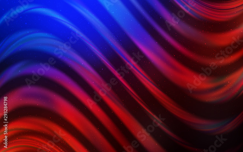 Light Blue, Red vector layout with cosmic stars. Modern abstract illustration with Big Dipper stars. Smart design for your business advert.