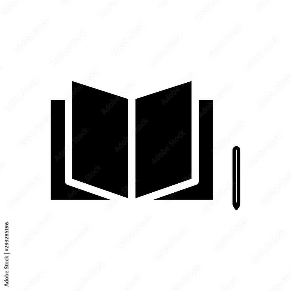 open book icon vector design template