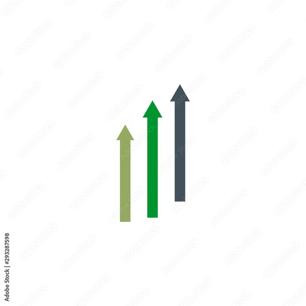 Chart graphic icon logo design for economic business activity Chart graphic icon logo design for economic business activity
