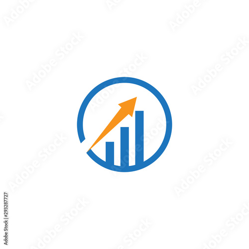 Free Download Chart graphic icon logo design for economic business activity - GFXLoad