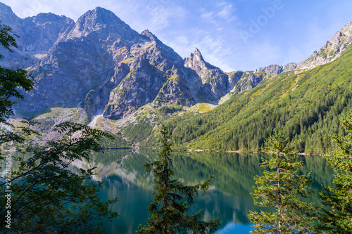 Fototapeta Naklejka Na Ścianę i Meble -  Morskie Oko lake in the Tatra mountains - Poland