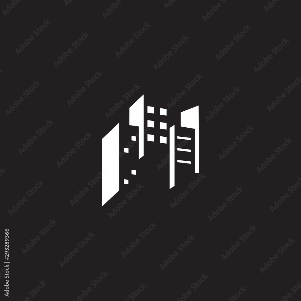 Apartment building logo design vector template Apartment building logo design vector template