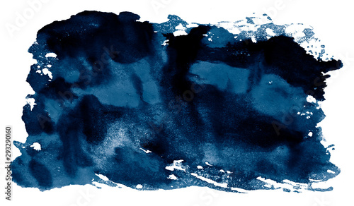 Wasserfarbe Hintergrund blau dunkelblau türkis