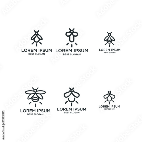 firefly  logo icon design vector