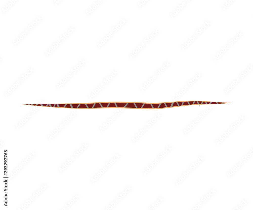Image Of Surgical Stitch For Wound Isolated On White Background Image Of Surgical Stitch For Wound Isolated On White Background