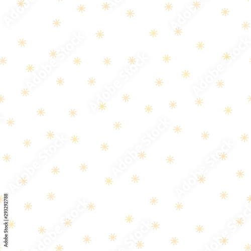 Light Green, Yellow vector seamless template with ice snowflakes. Shining colorful illustration with snow in christmas style. Pattern for design of fabric, wallpapers.