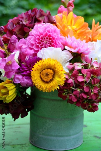 Grußkarte - bunter Blumenst...