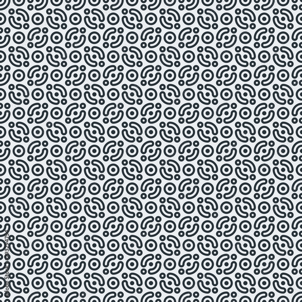 Truchet Motif Pattern Generative Tile Art background illustration