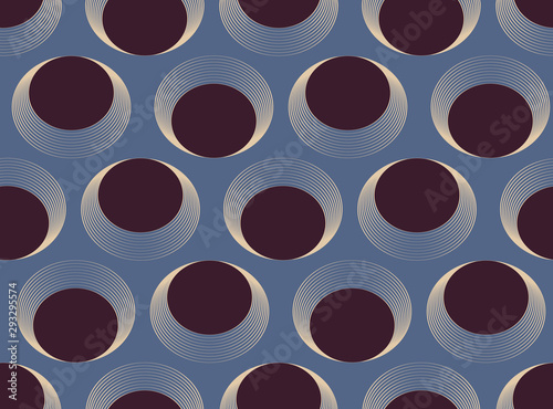 optical illusion seamless retro purple blue