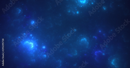 3D rendering abstract space and nebula background