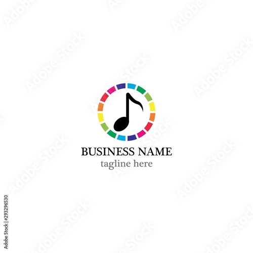Free Download Music logo template vector icon illustration - GFXLoad