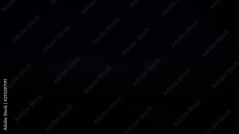 Scary storm with lightnings is lighting up the sky at night on the horizon, 4k Scary storm with lightnings is lighting up the sky at night on the horizon, 4k