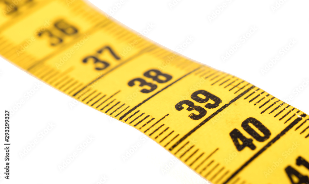 Measuring tape, selective focus on 39 Measuring tape, selective focus on 39