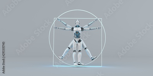 Photos The Vitruvian Humanoid Robot