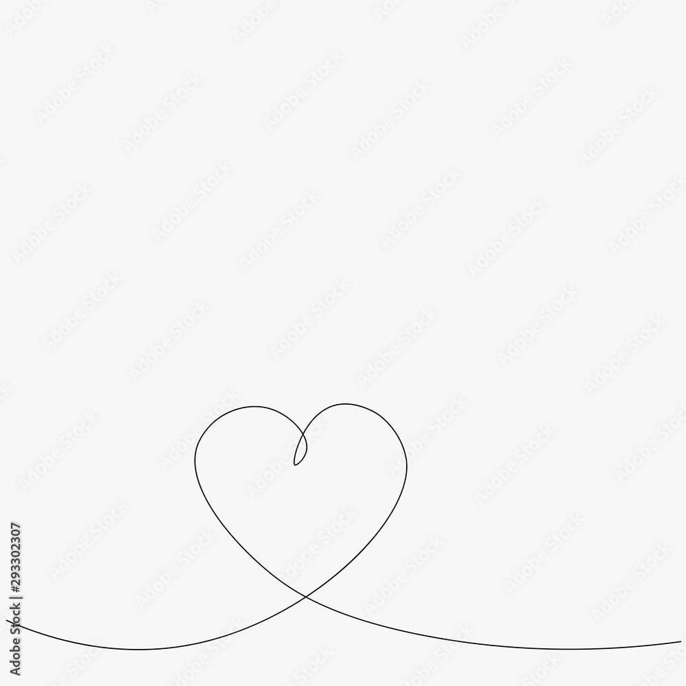 Heart background design, vector illustration