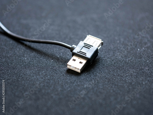 usb cable on black backgrounds