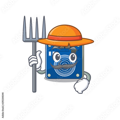 Farmer touch sensor isolated in the character