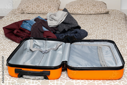 Travel, suitcase, apartment