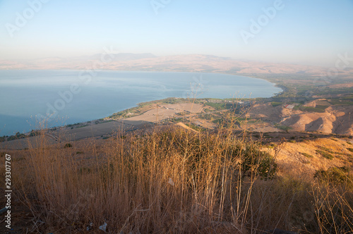 The Sea of Galilee from the Golan Heights