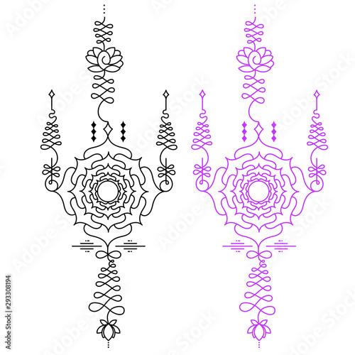 Crown Chakra Totem protects and boosts chakra vibrations. And you get this effect by looking and using each symbol