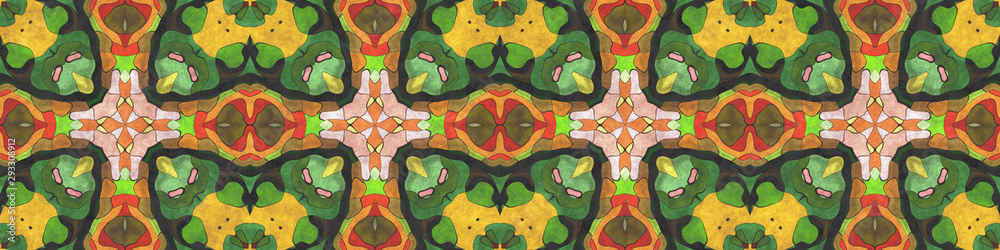 Abstract  cartoon kaleidoscope