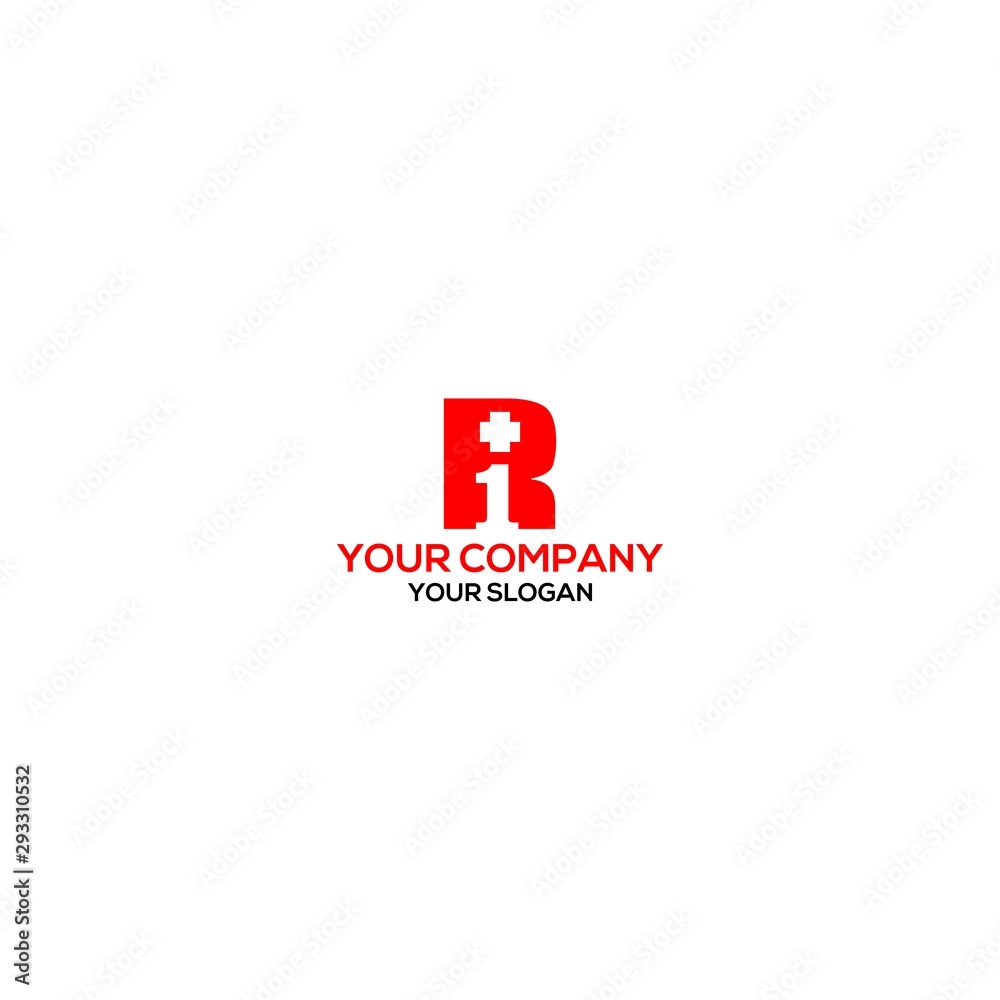 R1 Medical Logo Design Vector R1 Medical Logo Design Vector