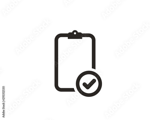 Clipboard icon symbol vector