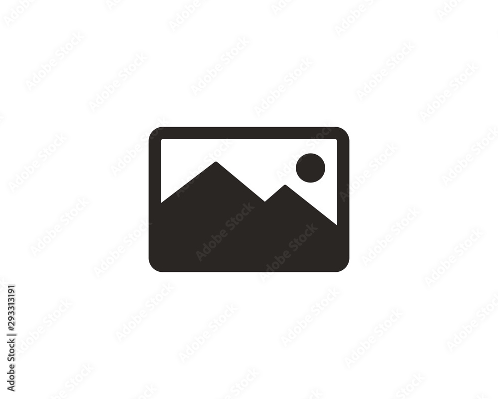 Gallery image icon symbol vector Gallery image icon symbol vector